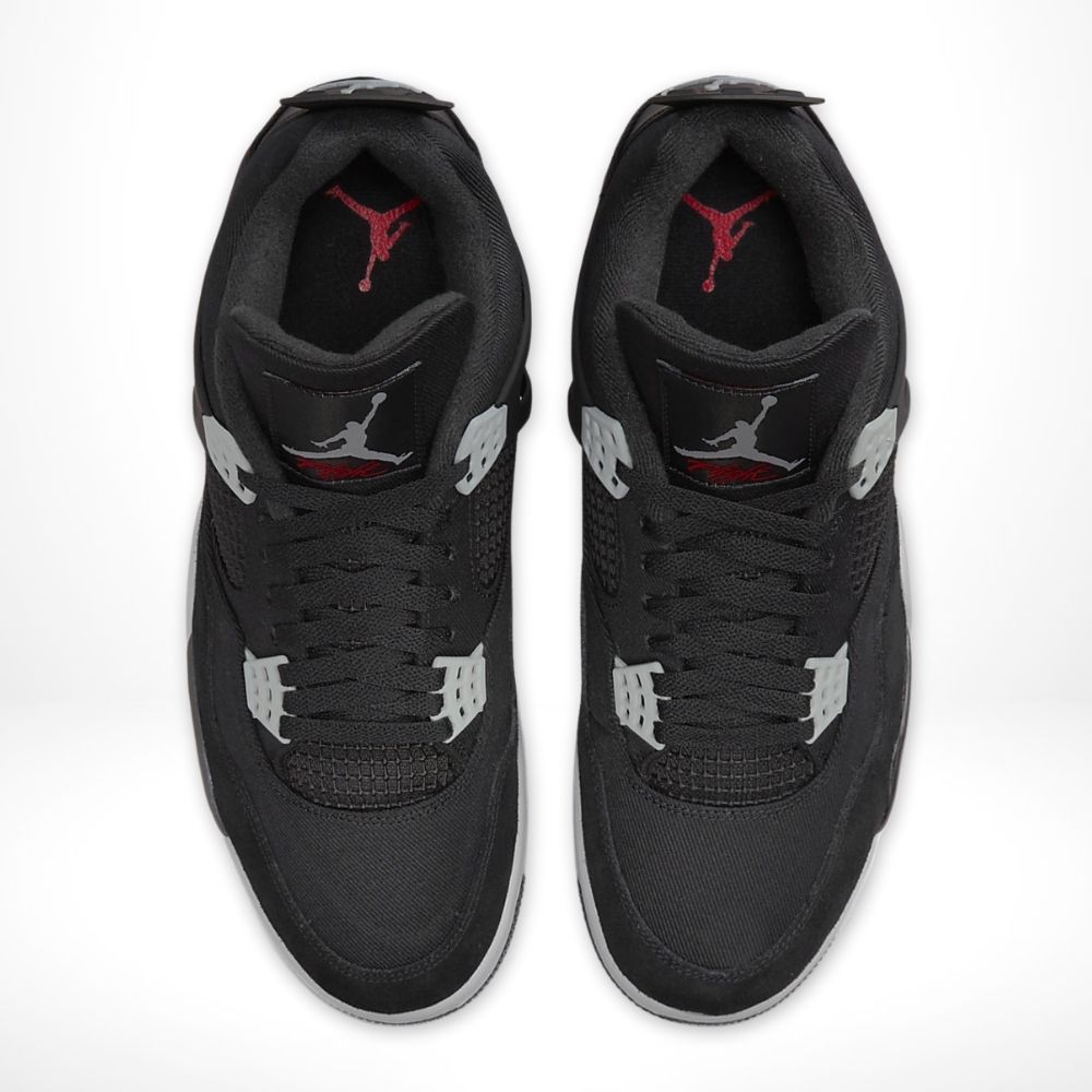 Air Jordan 4 Retro SE Black Canvas Light Steel