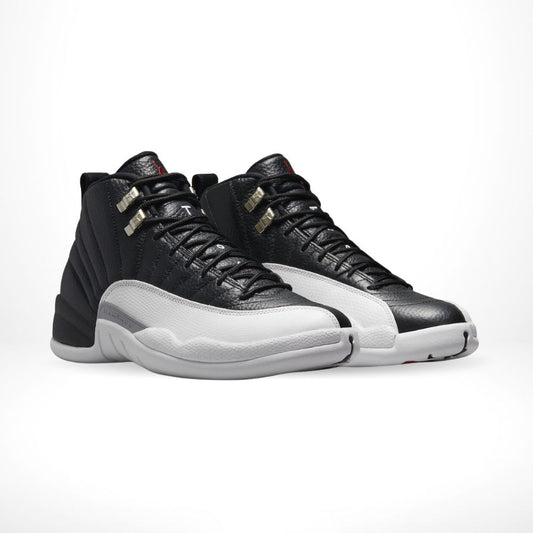 Air Jordan 12 Retro Playoff Black White 2022