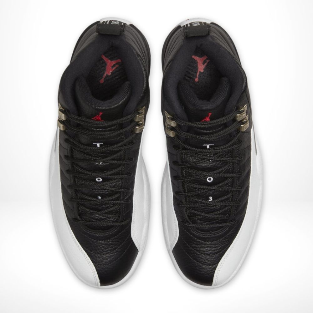Air Jordan 12 Retro Playoff Black White 2022