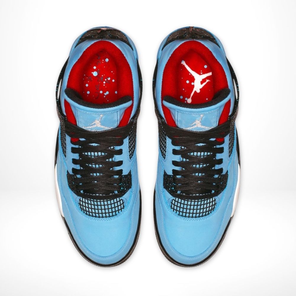 Air Jordan 4 Retro x Travis Scott Cactus Jack University Blue