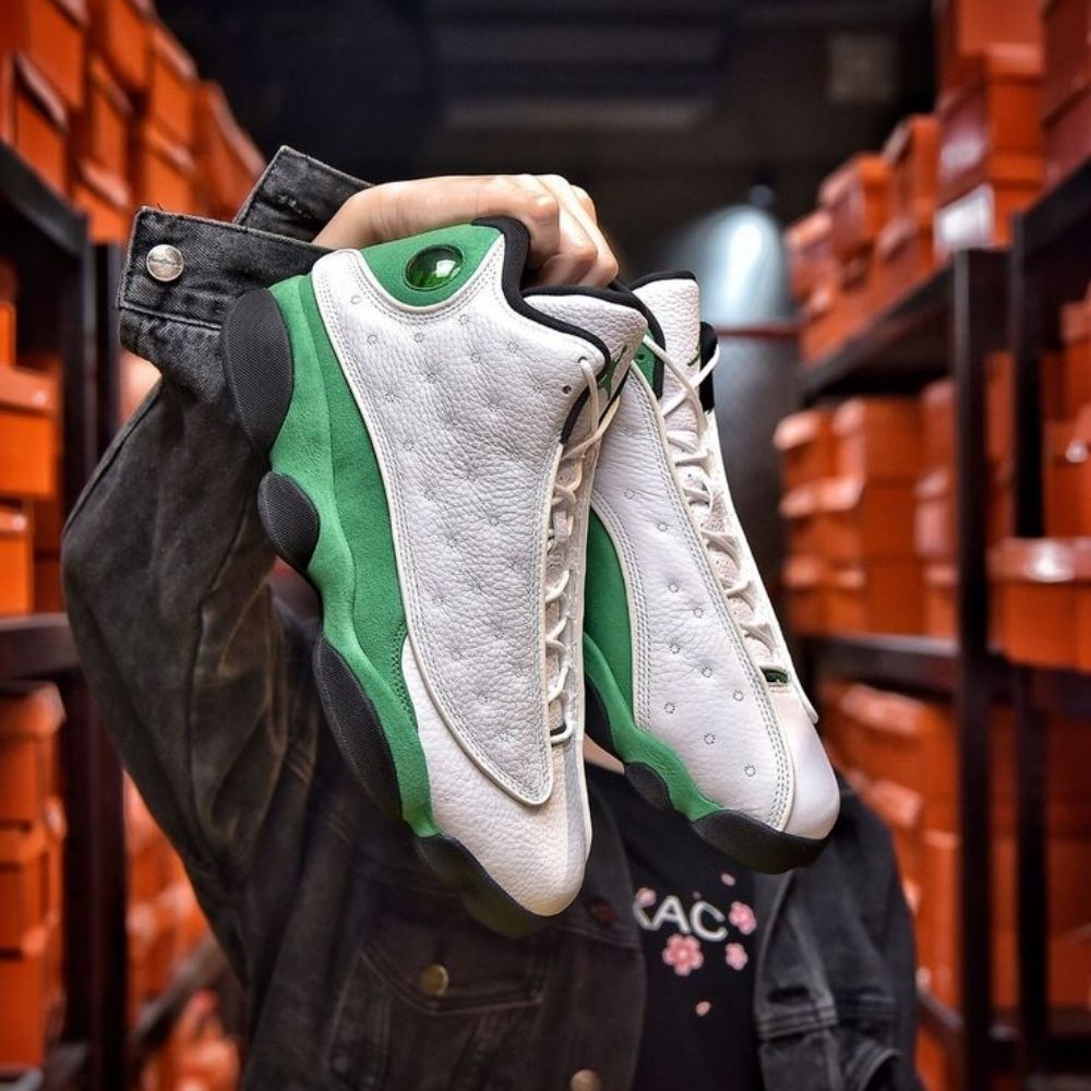 Air Jordan 13 Retro GS Sail Pine Green