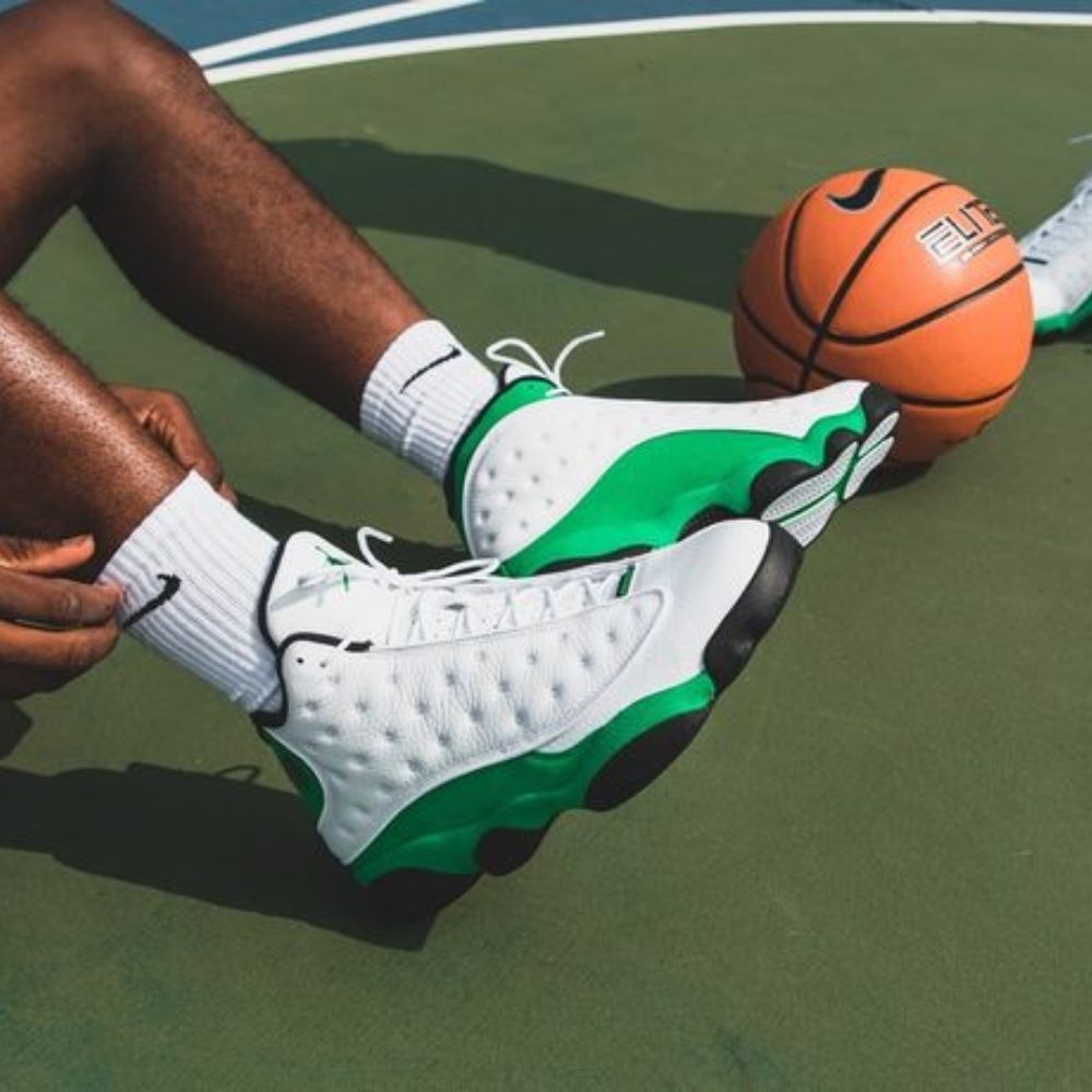 Air Jordan 13 Retro GS Sail Pine Green