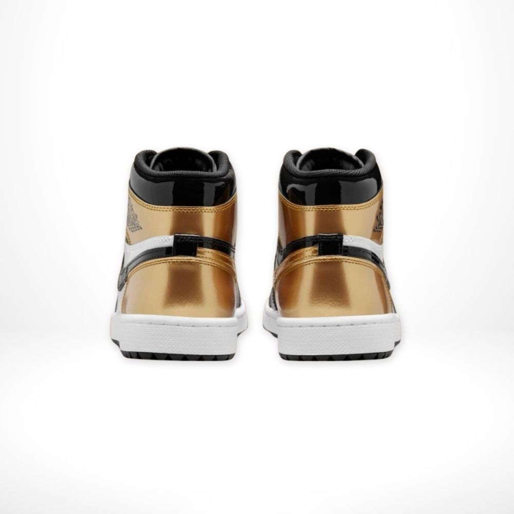 Air Jordan 1 High Golf Patent Gold Toe