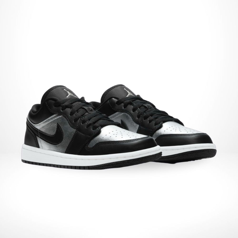 Air Jordan 1 Low SE Black Metallic Silver