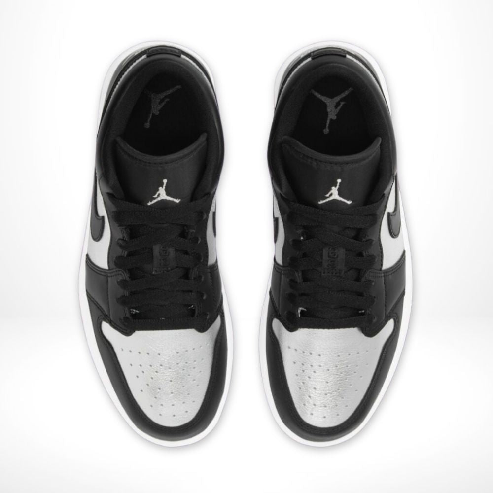 Air Jordan 1 Low SE Black Metallic Silver