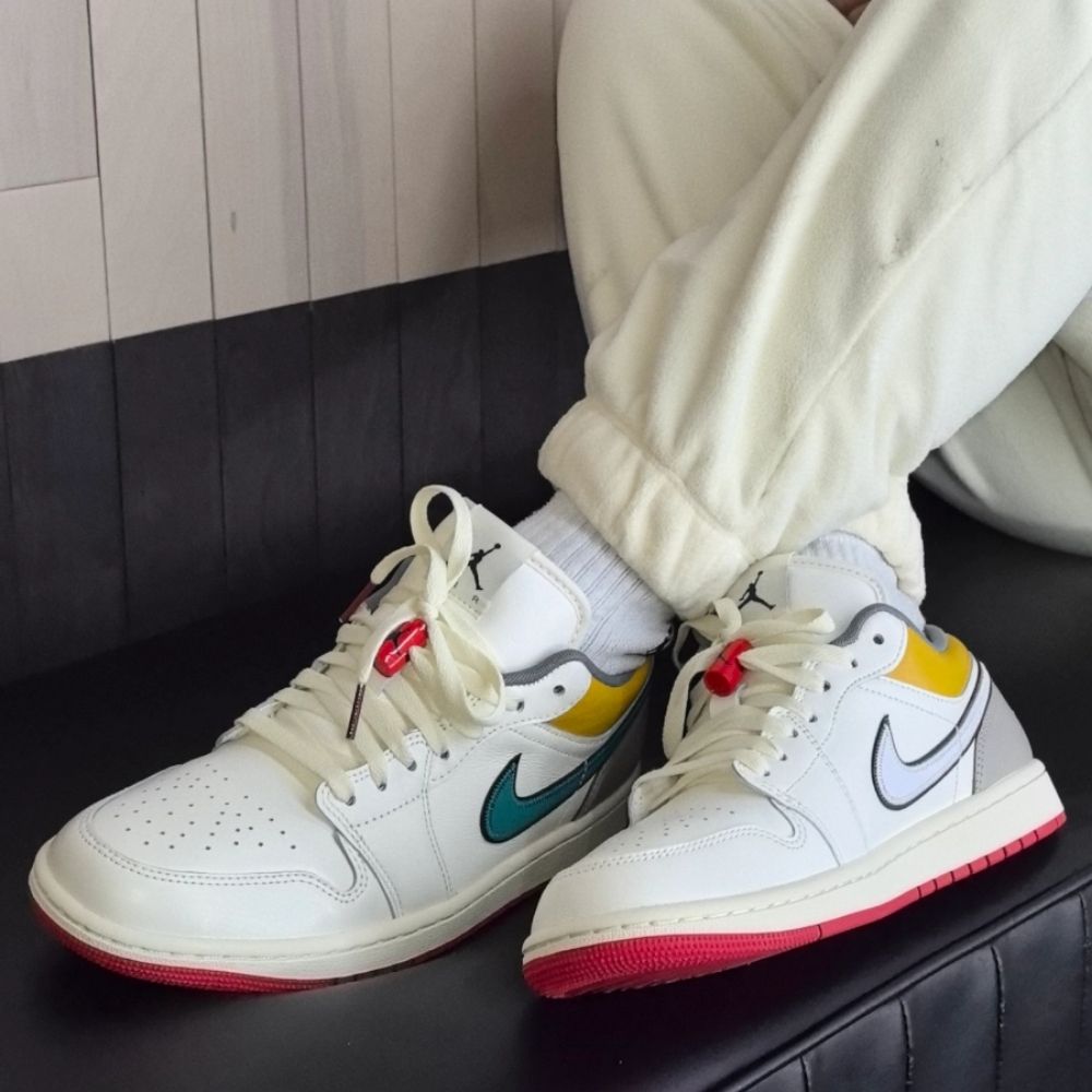 Air Jordan 1 Low Premium Sail Yellow Ochre