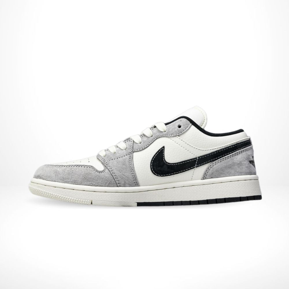 Air Jordan 1 Low x Stussy x Supreme White Grey Custom