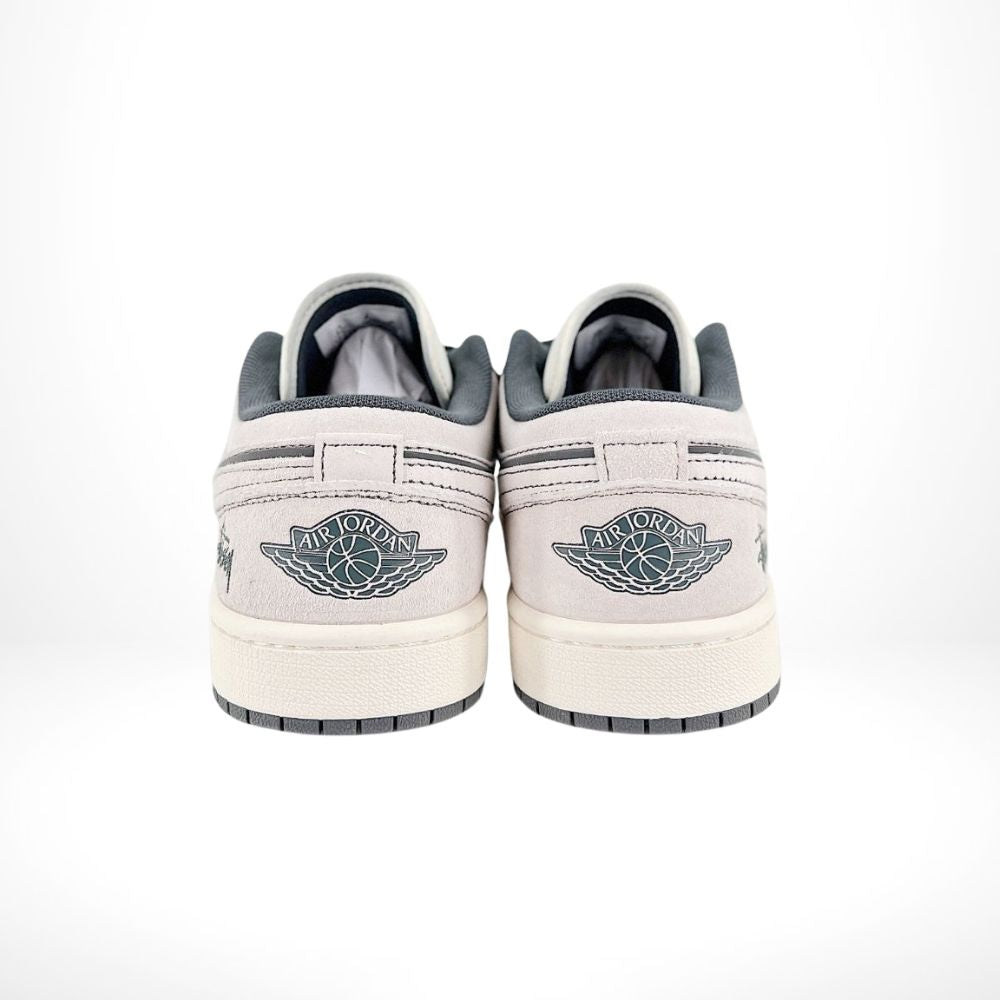 Air Jordan 1 Low x Stussy Grey Custom