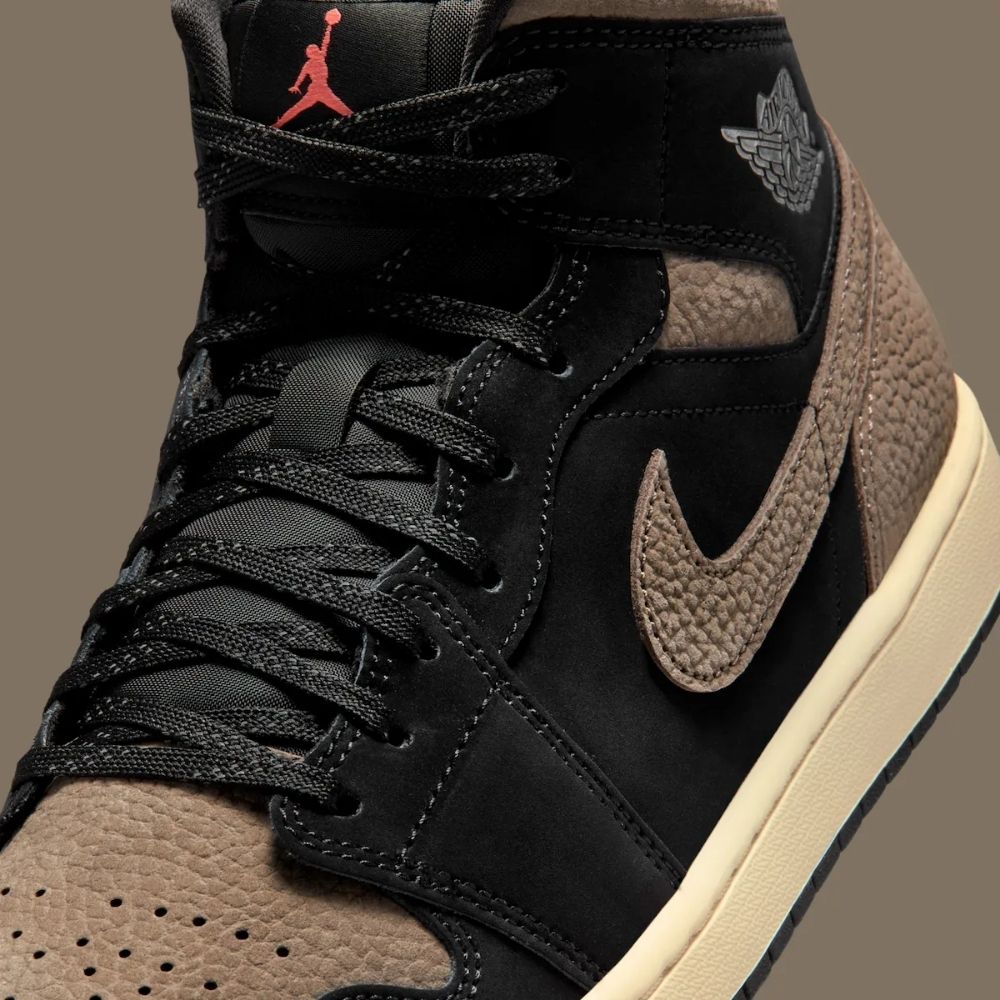 Air Jordan 1 Mid Olive Grey