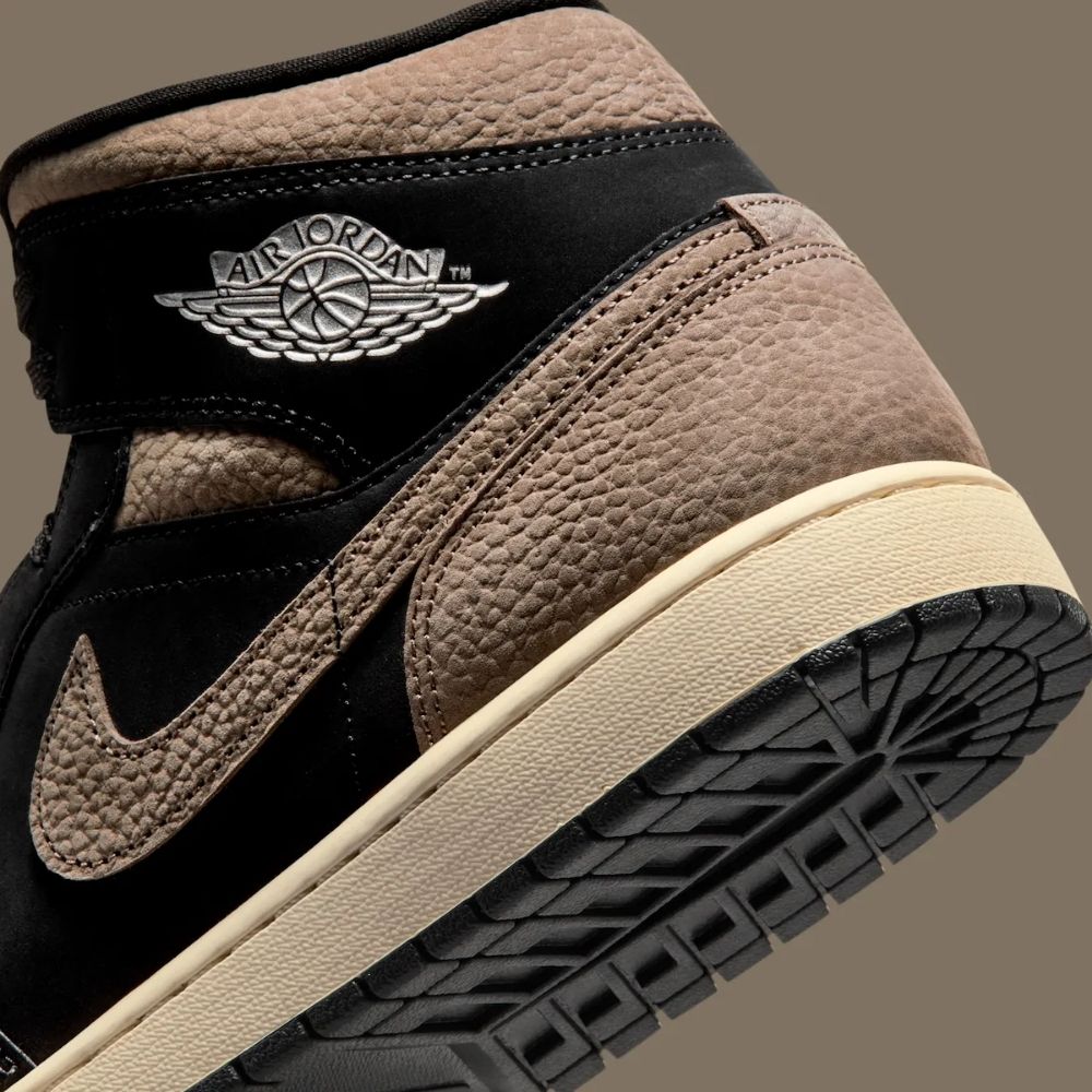 Air Jordan 1 Mid Olive Grey