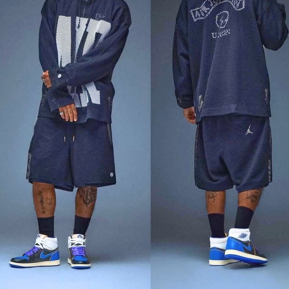 Air Jordan 1 Retro High OG x Fragment Design x Union LA Sport Royal