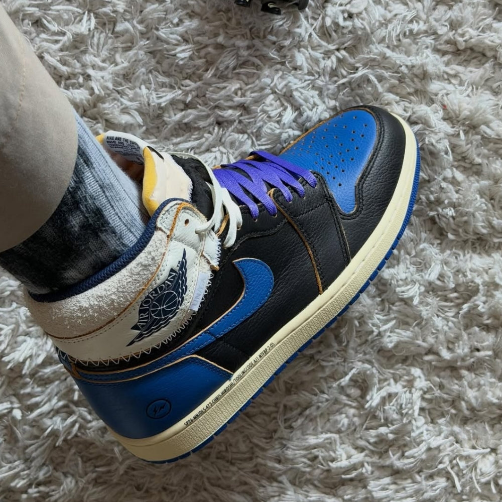 Air Jordan 1 Retro High OG x Fragment Design x Union LA Sport Royal