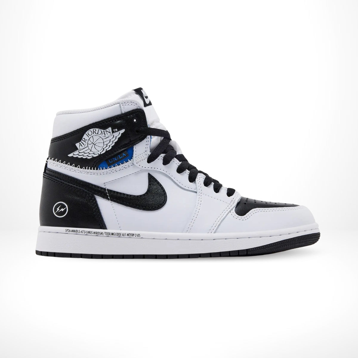 Air Jordan 1 Retro High OG SP x Fragment Design x Union LA White Black