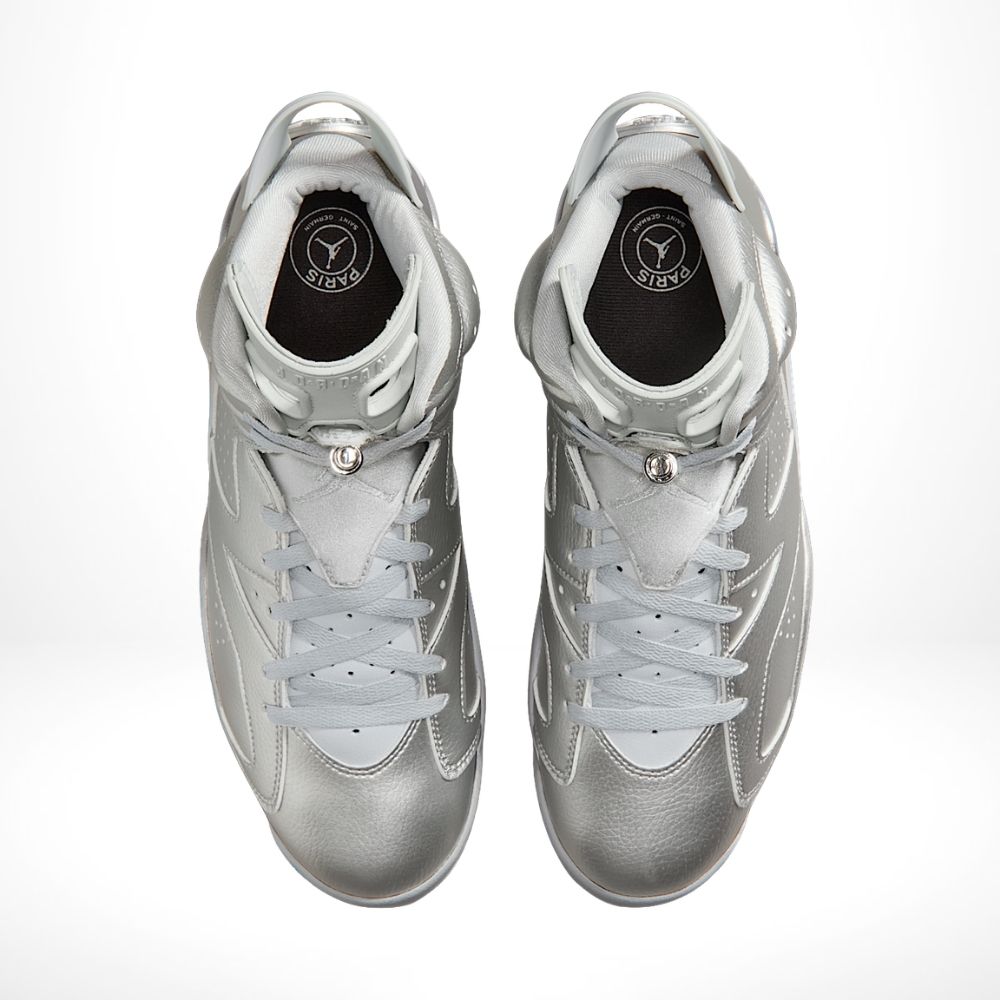 Air Jordan 6 Retro x Paris Saint Germain Silver