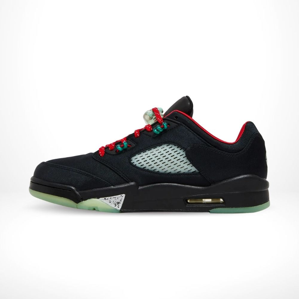Air Jordan 5 Retro Low x CLOT Jade Black