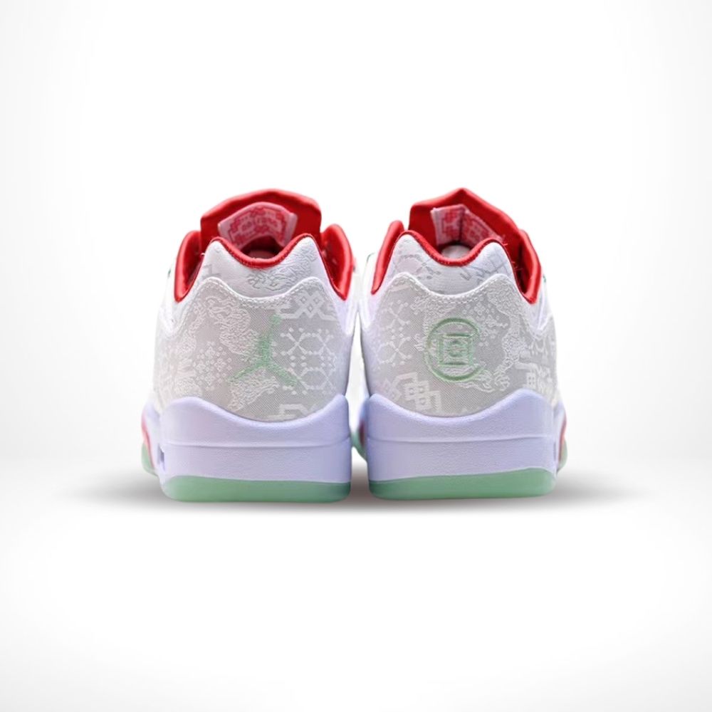 Air Jordan 5 Retro Low x CLOT White Silk 20th Anniversary