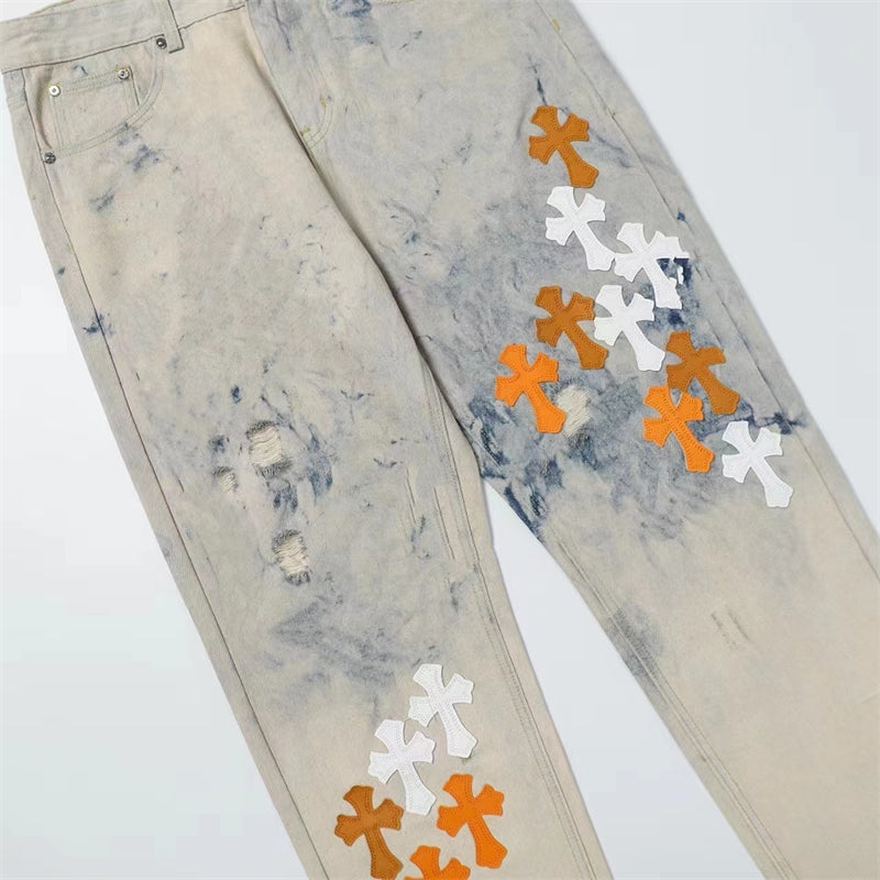 Chrome Hearts Luxury Denim Jeans - Iconic Streetwear Statement