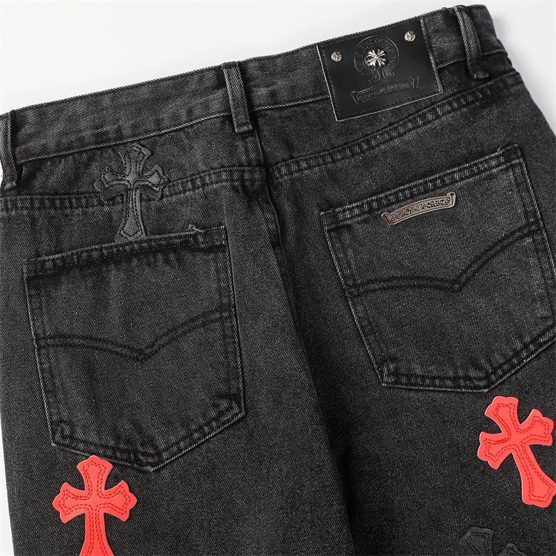Chrome Hearts Artisan Denim Jeans - Handcrafted Designer Excellence