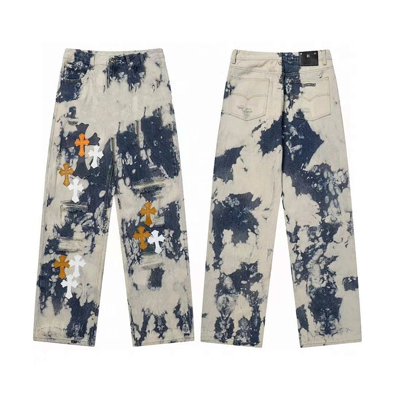 Chrome Hearts Authentic Denim Jeans - Premium Designer Streetwear