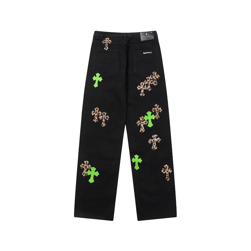 Chrome Hearts Premium Denim Jeans - Luxury Streetwear Collection