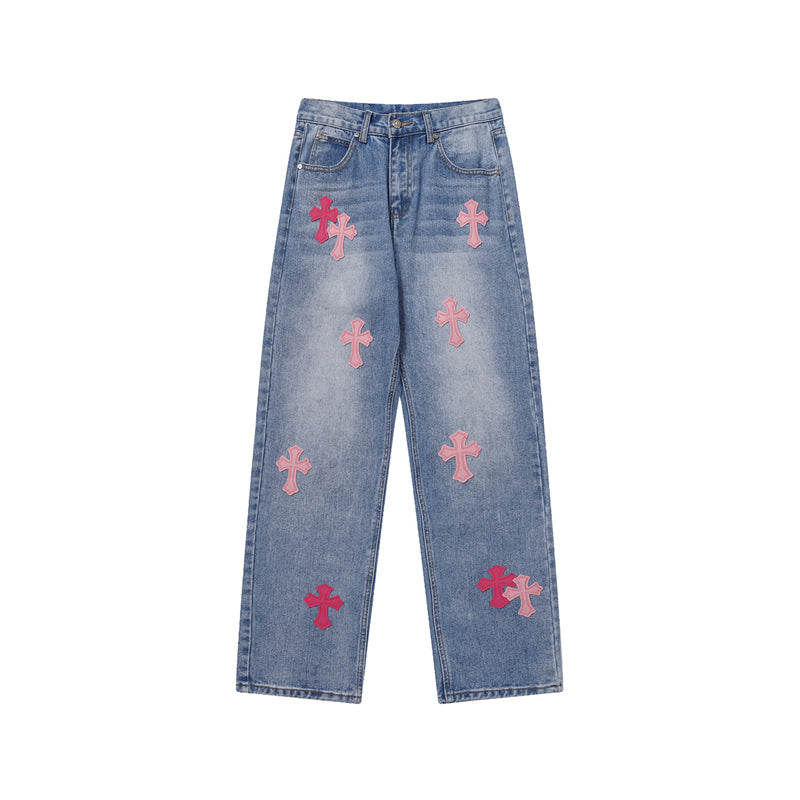 Chrome Hearts Signature Denim Jeans - Designer Streetwear Essential